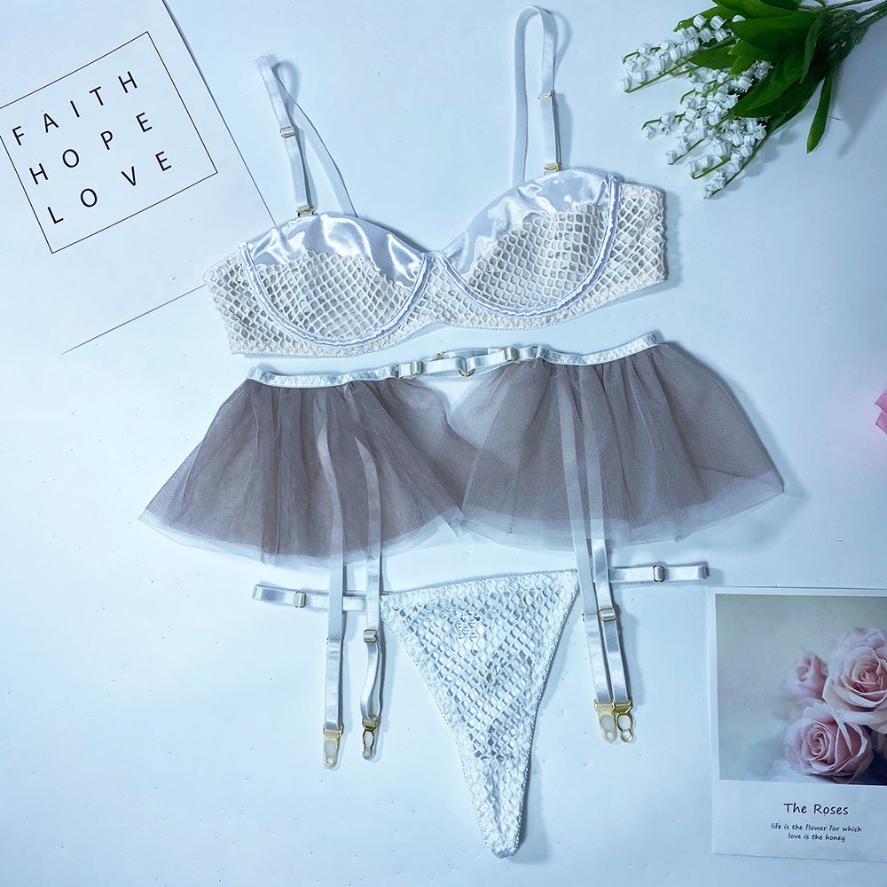 Ellolace-Sexy-Lingerie-Mesh-Patchwork-Fancy-Underwear-Ruffle-Garters-Delicate-Luxury-Brief-Set-See-Through-Sensual-3